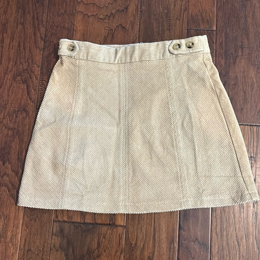 HYFVE Corduroy Tan Skirt